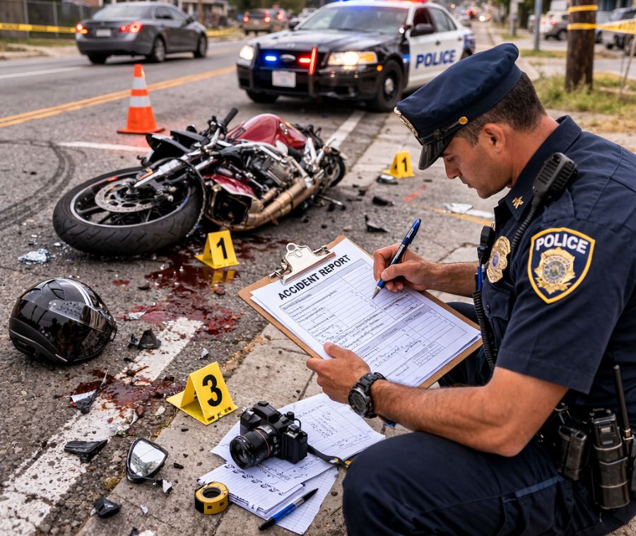 What Happens If The Police Report Is Wrong Or Incomplete After My Motorcycle Accident
